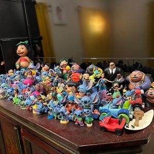 more than 100 toys from the lilo and stitch collection